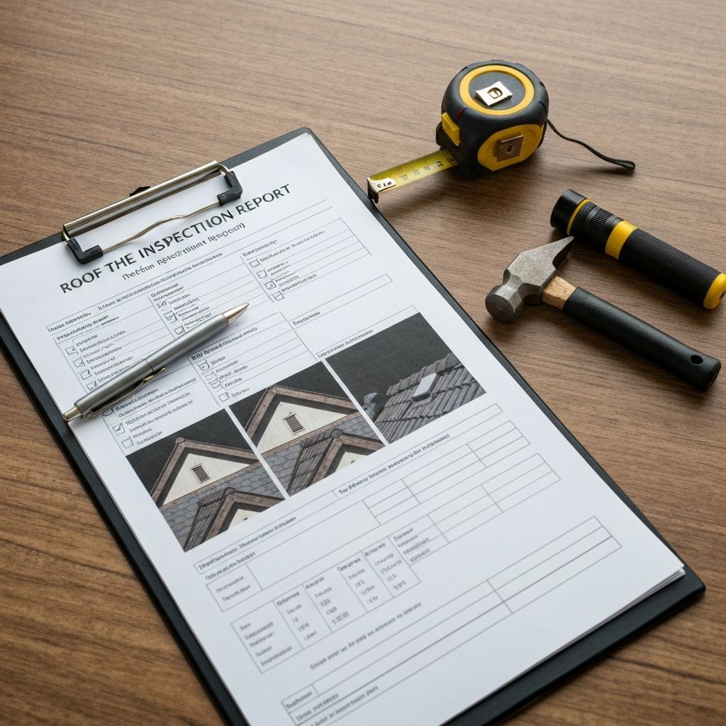 Detailed roof inspection report with executive summary, findings, photo documentation and recommendations